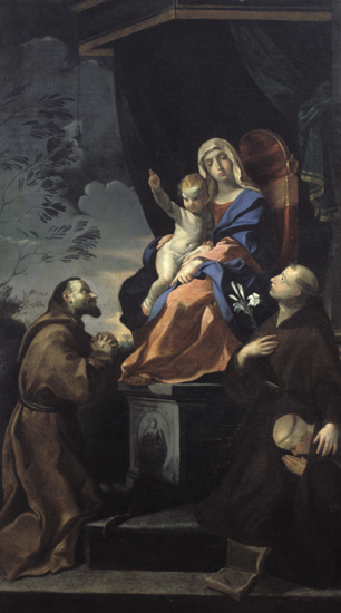 Madonna con Bambino e Santi Francesco dAssisi e Antonio da Padova